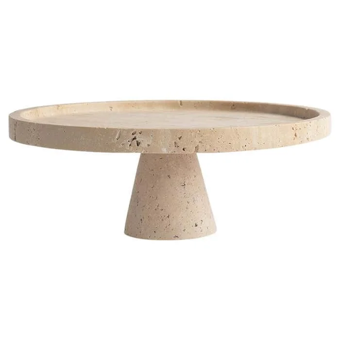 Travertine Tray Oval - Heißer verkaufender natürlicher Marmorst änder, der