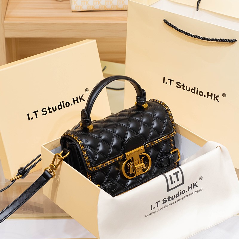 Interior Design Grid - Damenhandtasche, echte Diamantgitterhandtasche, Damen 2024, neue