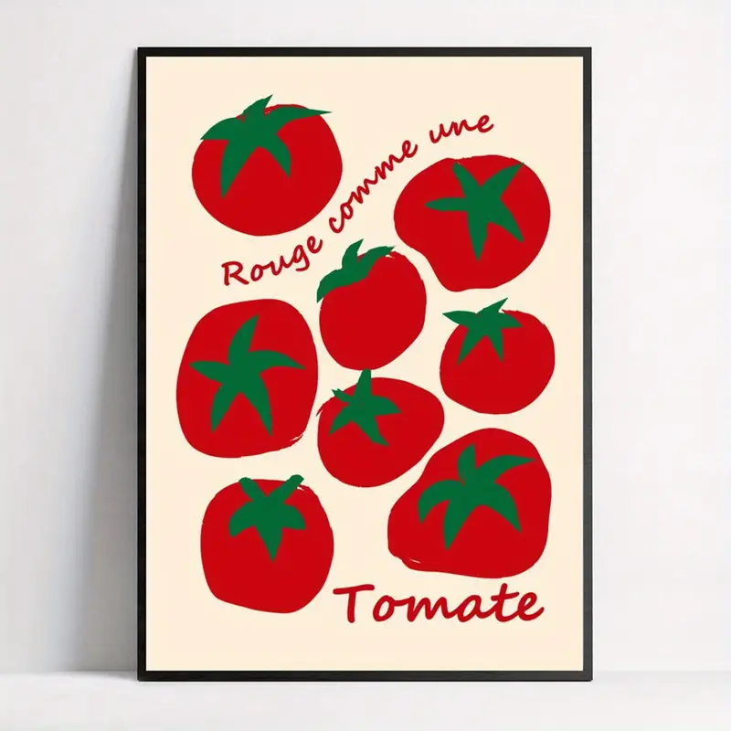 Moderne bunte rote Tomaten Wan – Interior Design Room Bewertung und Preis