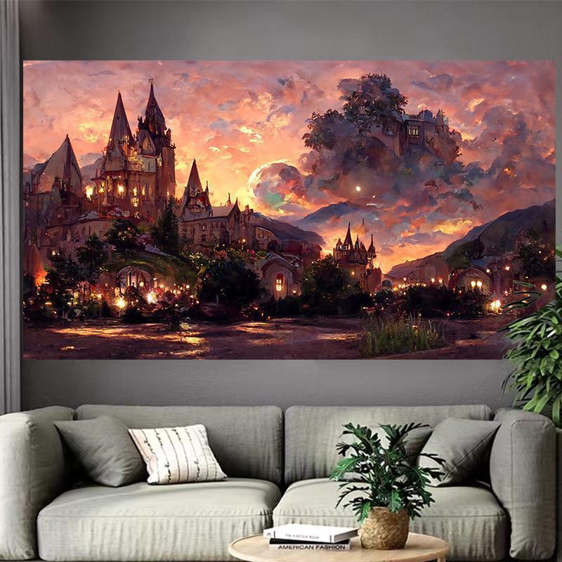 Castle Lake Wandteppich, Fanta – Interior Design Landscape Bewertung und Preis