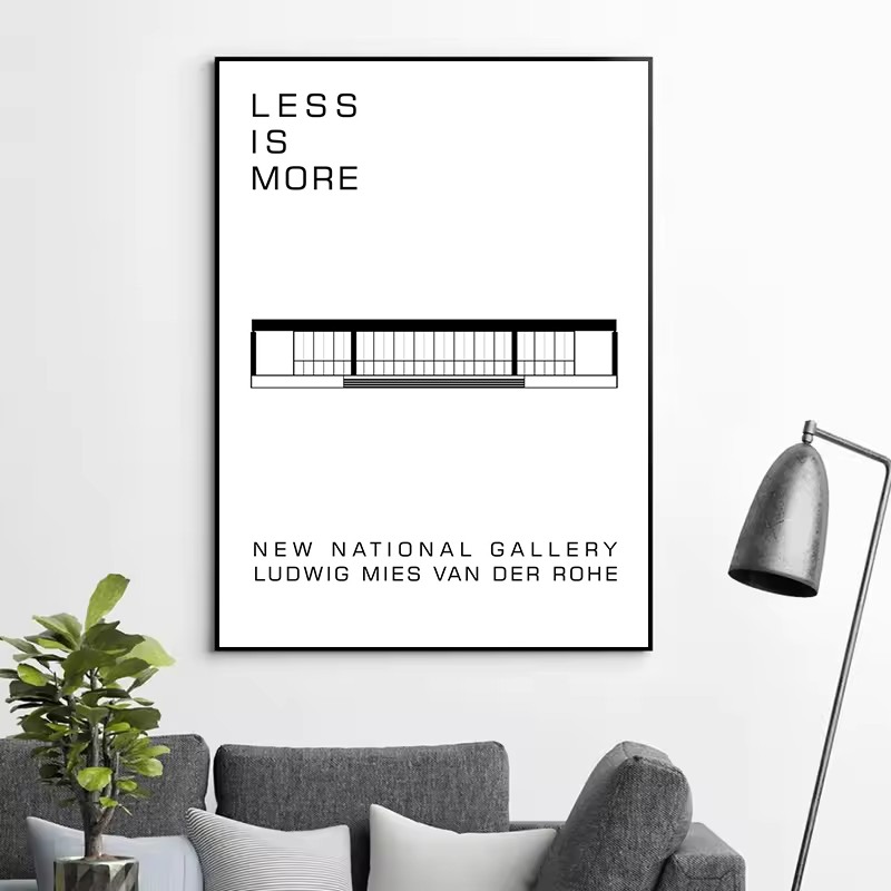 Klassisches Farnsworth House B – Interior Design Layout Bewertung und Preis