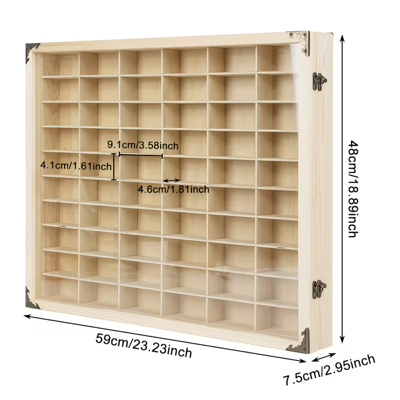 60-Fächer-Aufbewahrungsregal m – Interior Design Grid Bewertung und Preis