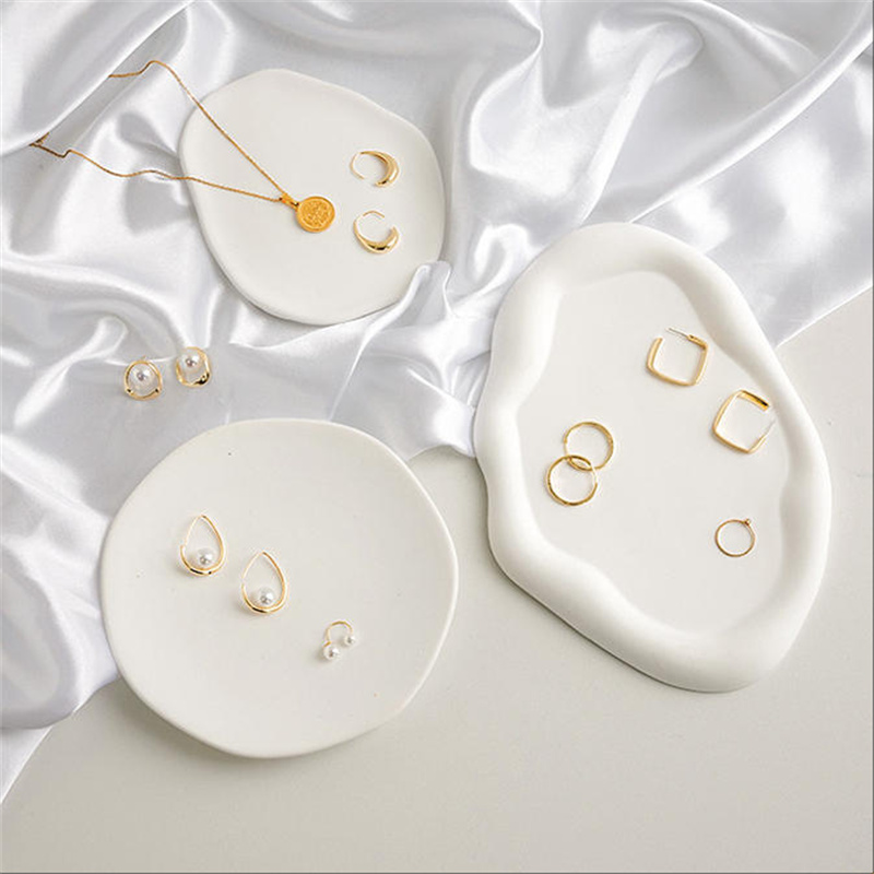 1 x elegantes weißes Schmuckta – Travertine Tray Oval Bewertung und Preis