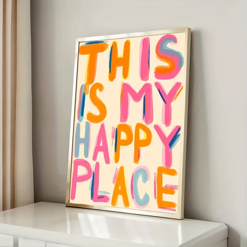 Moderner Wandkunstdruck mit Sp – Interior Design Room Bewertung und Preis