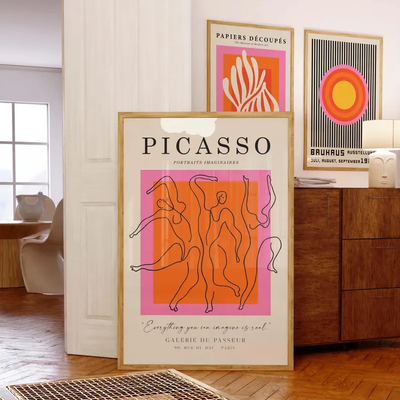 3 Stück moderne orangefarbene  – Interior Design Room Bewertung und Preis