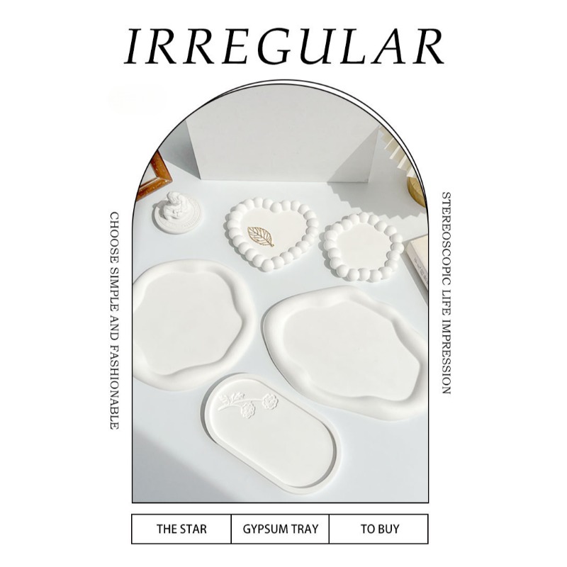 Dekorative Stütze mit unregelm – Travertine Tray Oval Bewertung und Preis