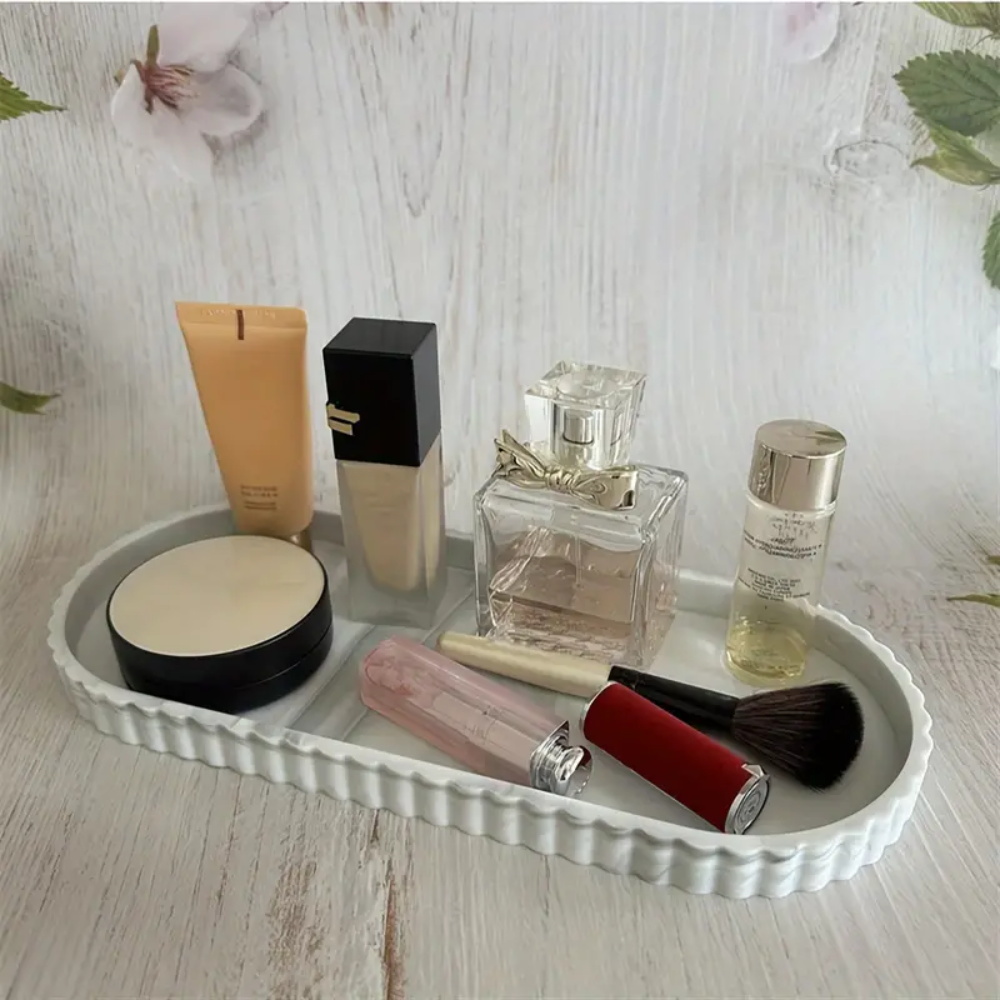 1er-Pack ovale Aufbewahrungsta – Travertine Tray Oval Bewertung und Preis