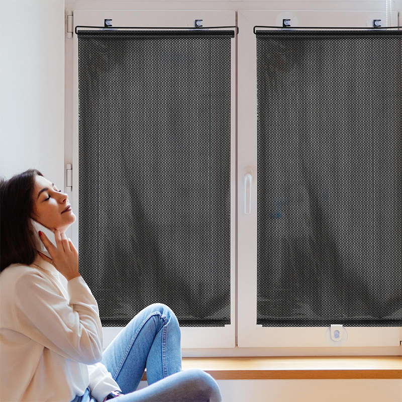 Fenster Rollos Saugnapf Blacko – Linen Roller Blind Bewertung und Preis