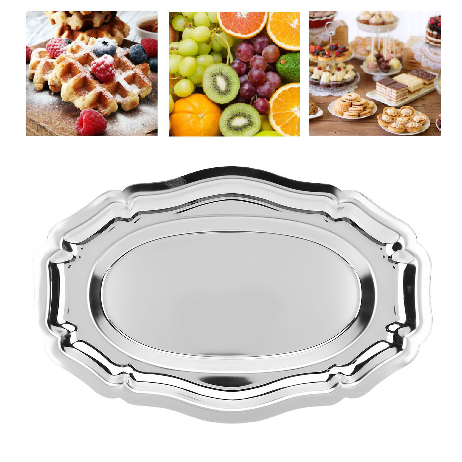 Serviertablett, Dessertteller  – Travertine Tray Oval Bewertung und Preis
