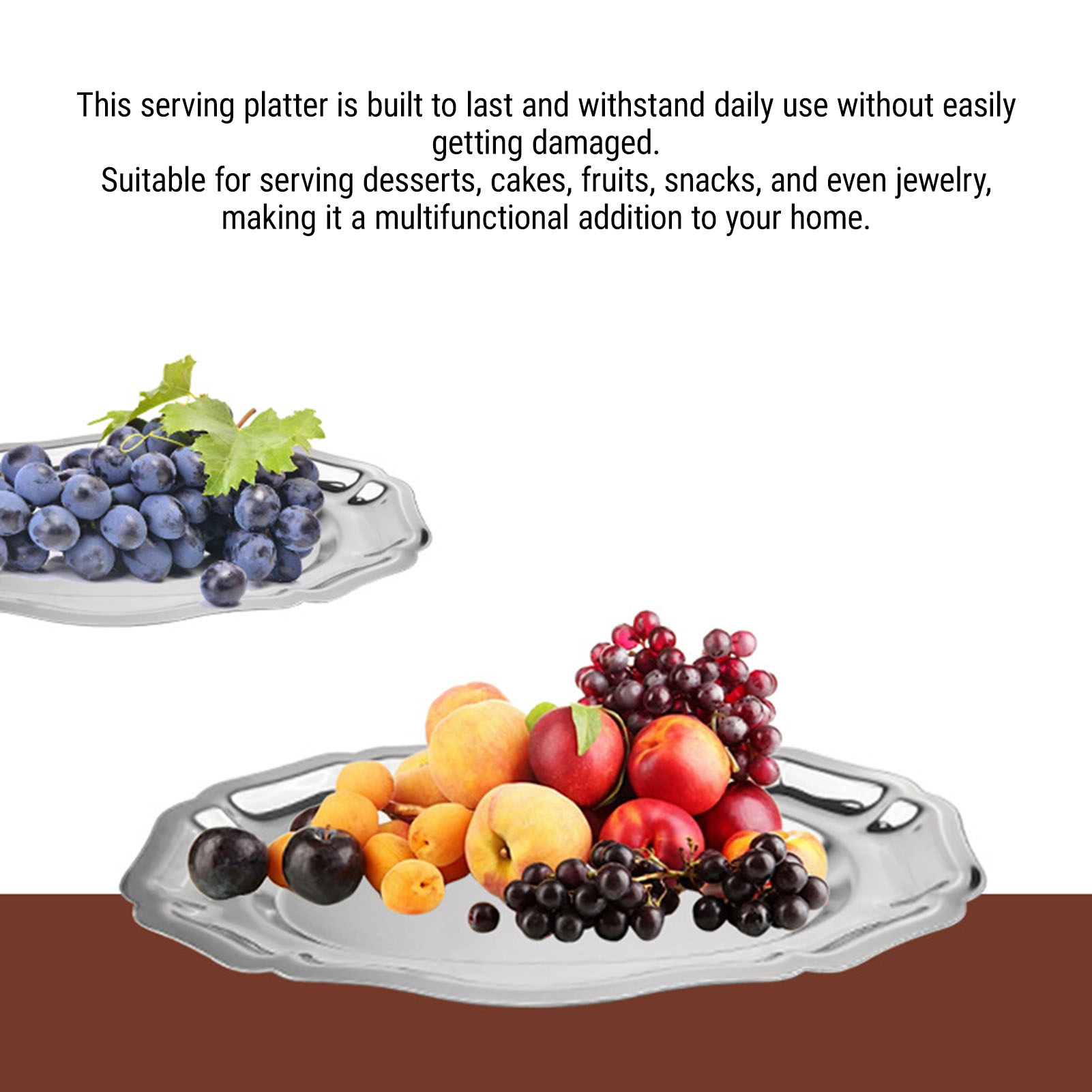 Serviertablett, Dessertteller  – Travertine Tray Oval Bewertung und Preis