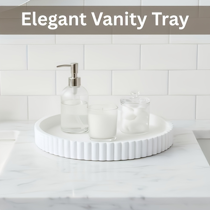 Weißes Rundes Wellenförmiges K – Travertine Tray Oval Bewertung und Preis