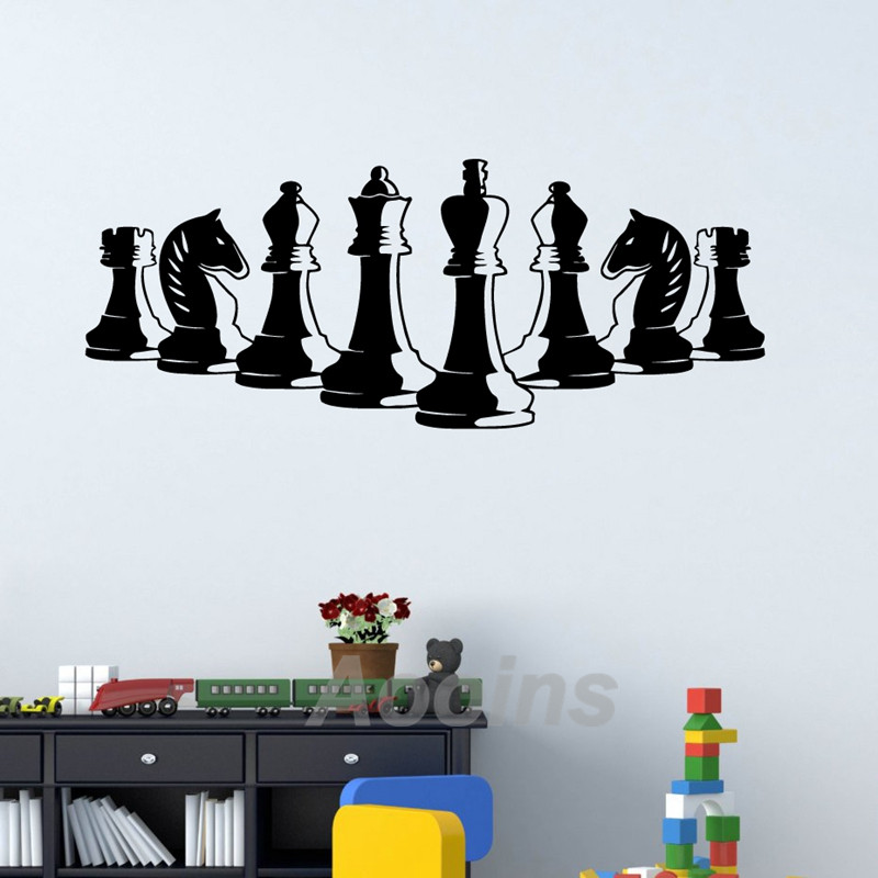 Schach Stück Wand Aufkleber Sc – Interior Design Handbook Bewertung und Preis